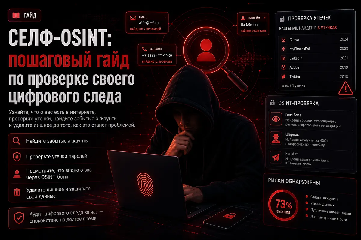 Селф-OSINT: как проверить свой цифровой след в 2026